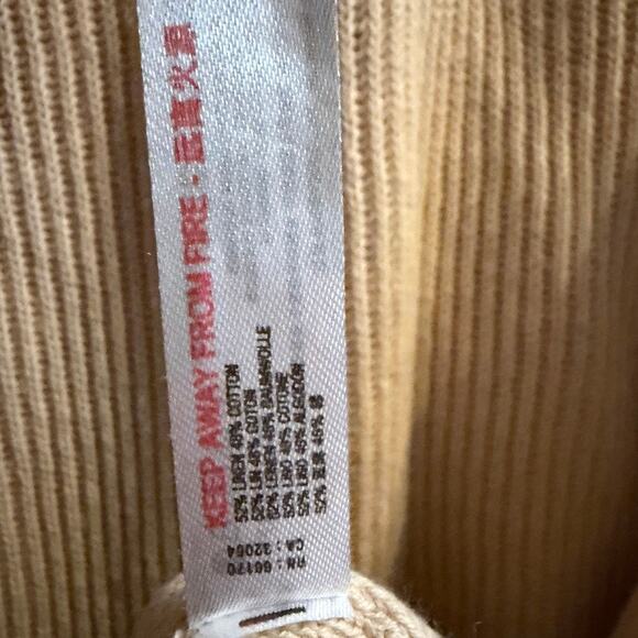 Free People Tan Ribbed Jumpsuit - Picture 6 of 9